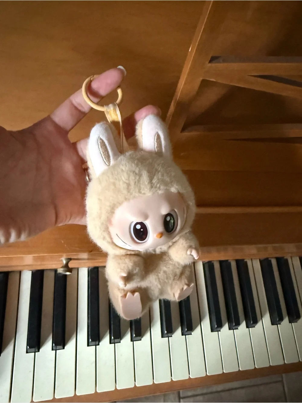 Labubu Collectible Toy - Cream